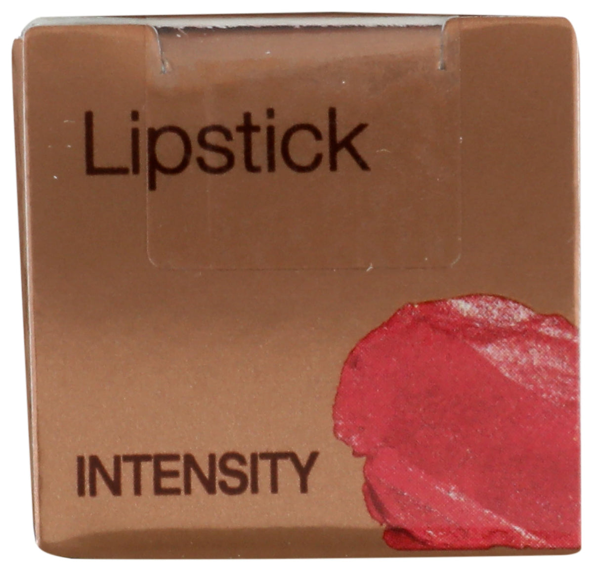 Mineral Fusion lipstick held in hand showing pocket-friendly .137 oz size benefit