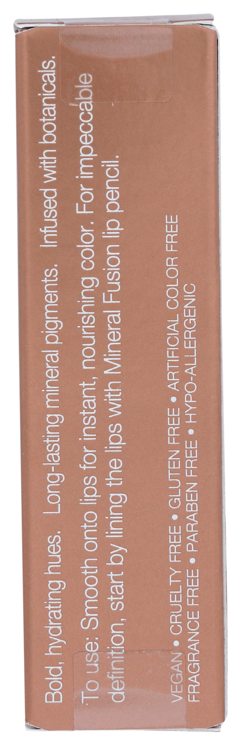 Mineral Fusion tube open angled view showing bullet tip for precise application benefit