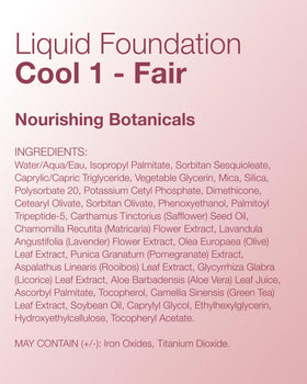 Mineral Fusion foundation on a bathroom counter with tools suggesting everyday routine compatibility