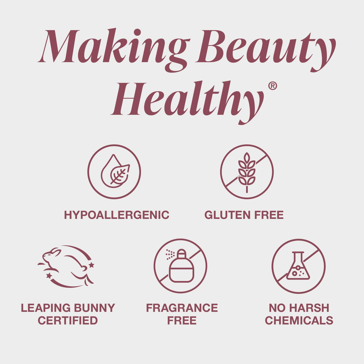 Mineral Fusion lifestyle flatlay with pencil and botanicals conveying nourishing, vegan formula