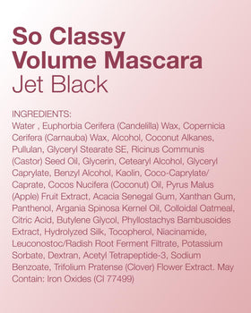 Mineral Fusion packaging back label showing ingredient list and hypoallergenic claims benefit