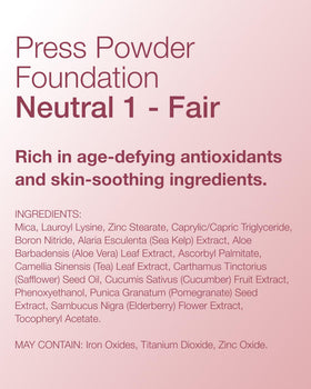 Mineral Fusion packaging backside showing product facts and clean-beauty features