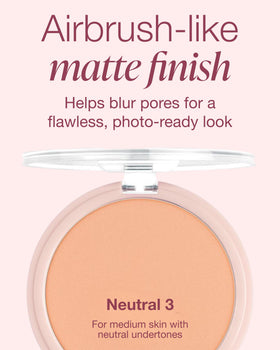 Mineral Fusion powder texture close-up highlighting smooth triple-milled finish