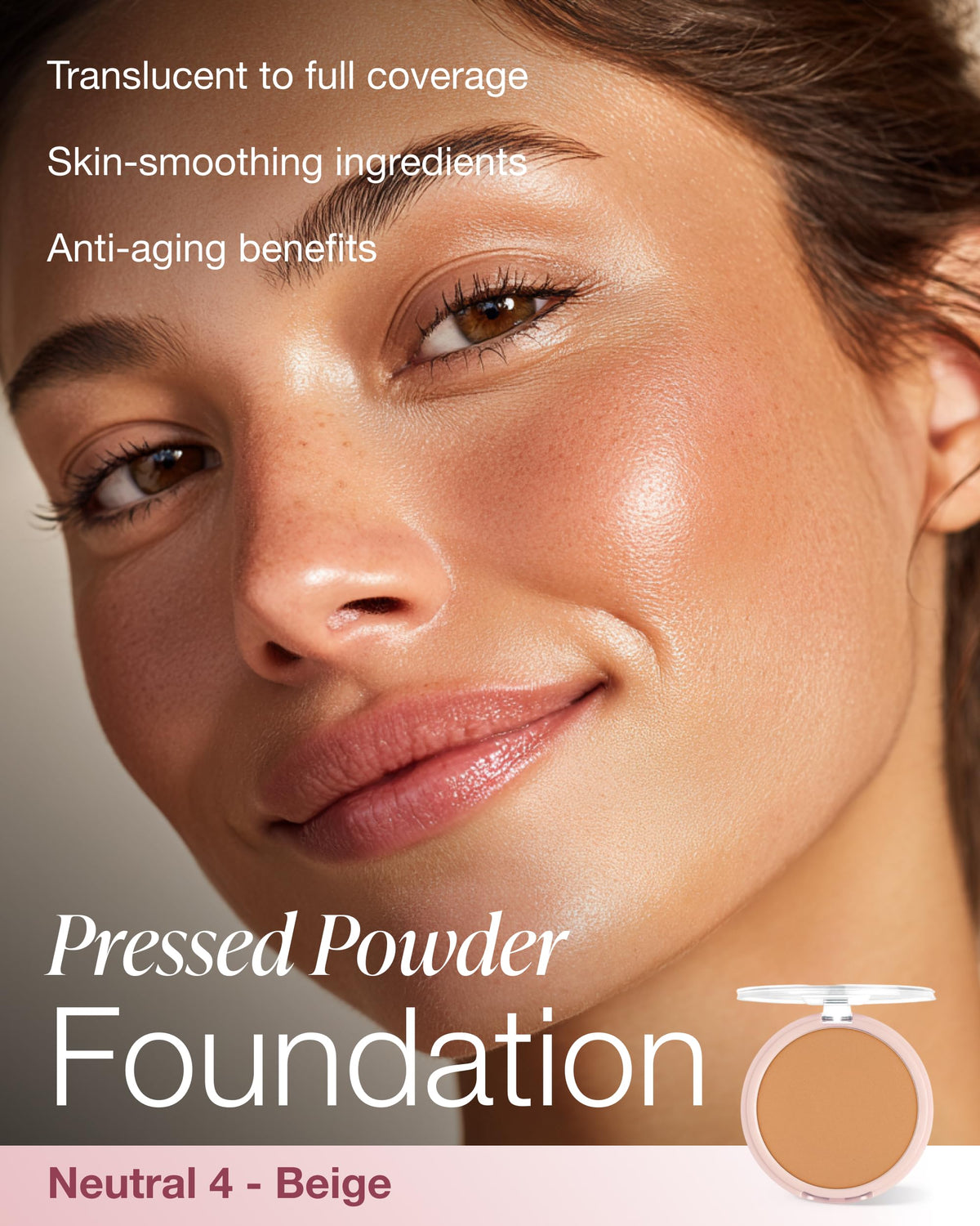 Mineral Fusion powder texture close-up highlighting smooth, blendable finish