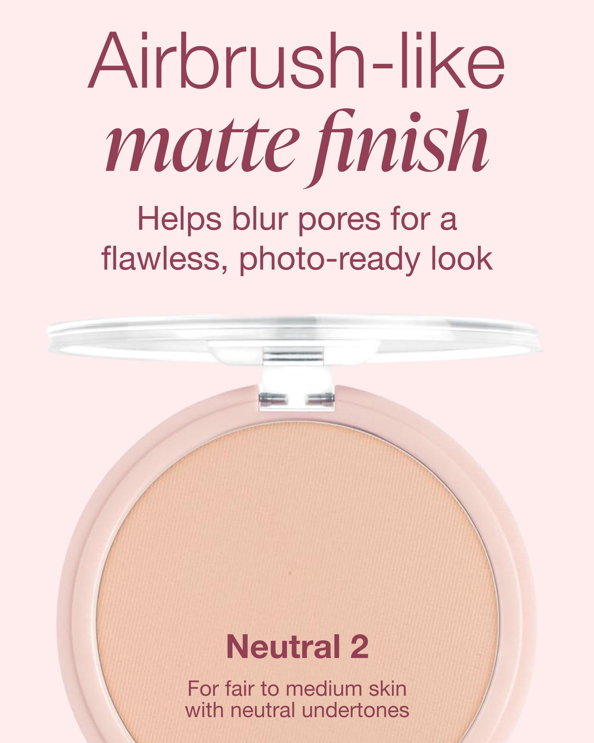 Mineral Fusion foundation being applied with brush for smooth matte coverage