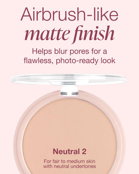 Mineral Fusion foundation being applied with brush for smooth matte coverage
