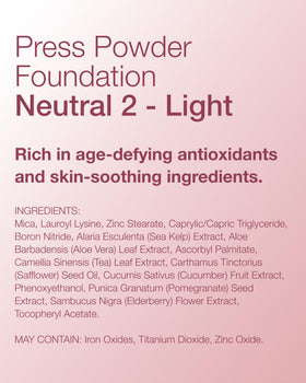 Mineral Fusion worn by model with fair-medium skin demonstrating natural matte finish
