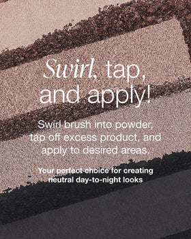 Mineral Fusion lid highlight demo with shimmer focused on inner corner for light-catching effect