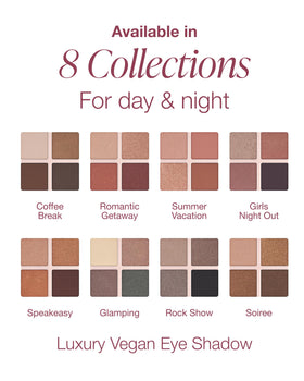 Mineral Fusion size comparison with hand illustrating compact palette portability for on-the-go