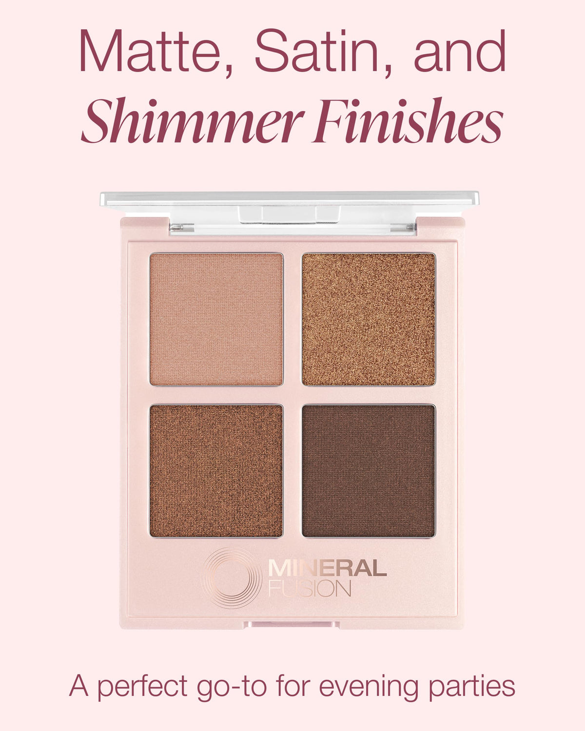 Mineral Fusion close-up of pressed powder texture showing smooth blendability