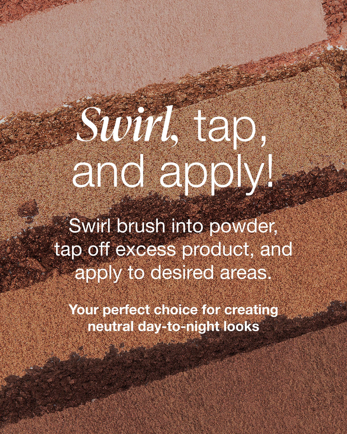 Mineral Fusion palette held in hand showing compact size for portability