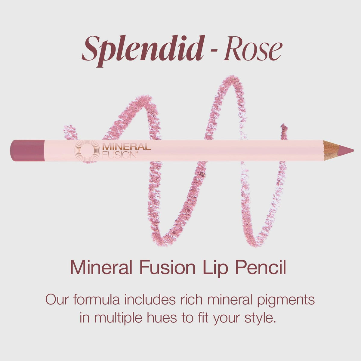 Mineral Fusion texture stroke on skin showing creamy pigment and blendability for even color