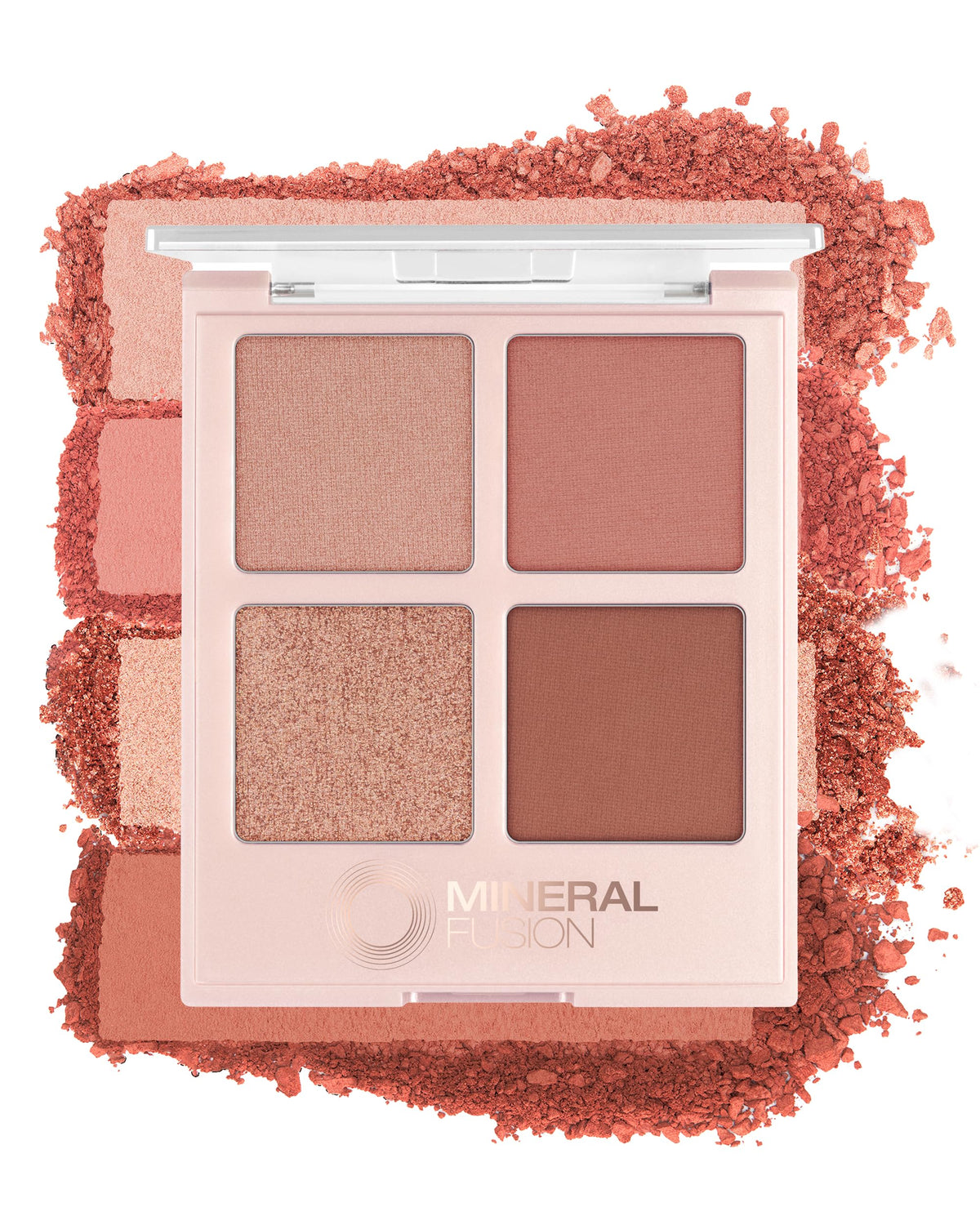 Mineral Fusion front palette view showing compact design and travel friendly benefit