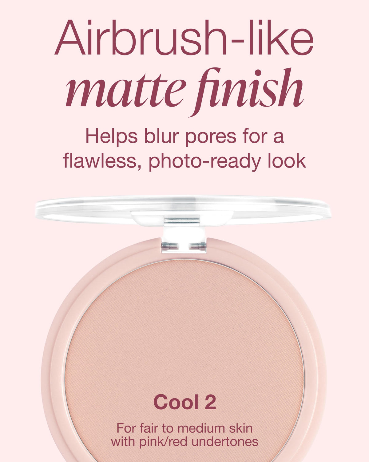 Mineral Fusion close-up texture revealing triple-milled fine powder for silky finish