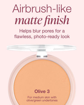 Close-up of Mineral Fusion powder texture highlighting silky triple-milled finish