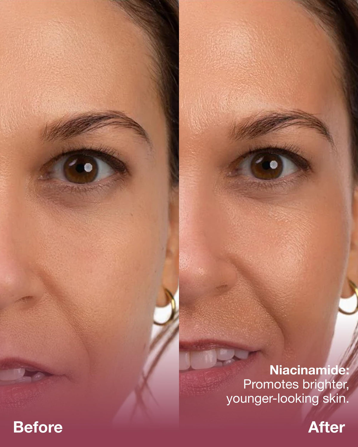 Close-up of Mineral Fusion serum texture showing lightweight, dewy finish