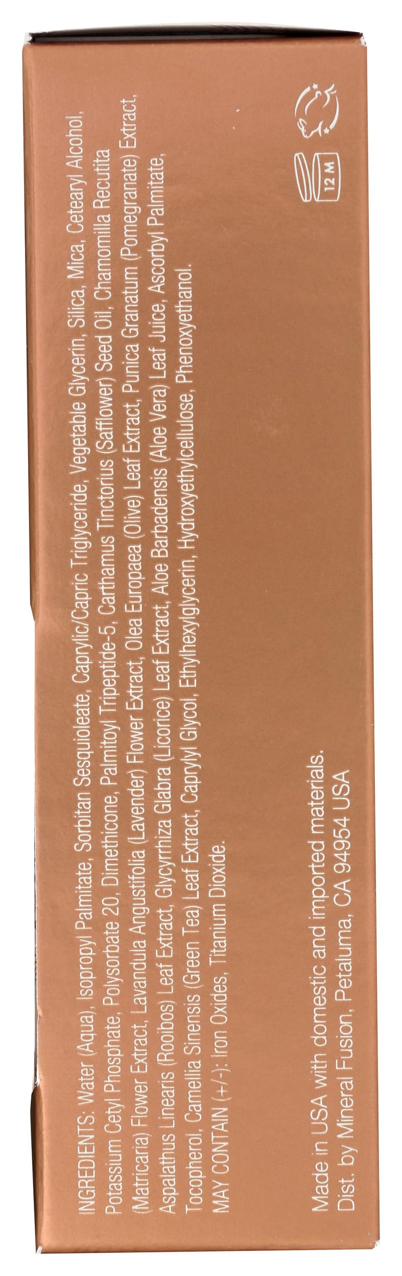 Mineral Fusion shade comparison stack showing Warm 4 among other tones for accurate selection