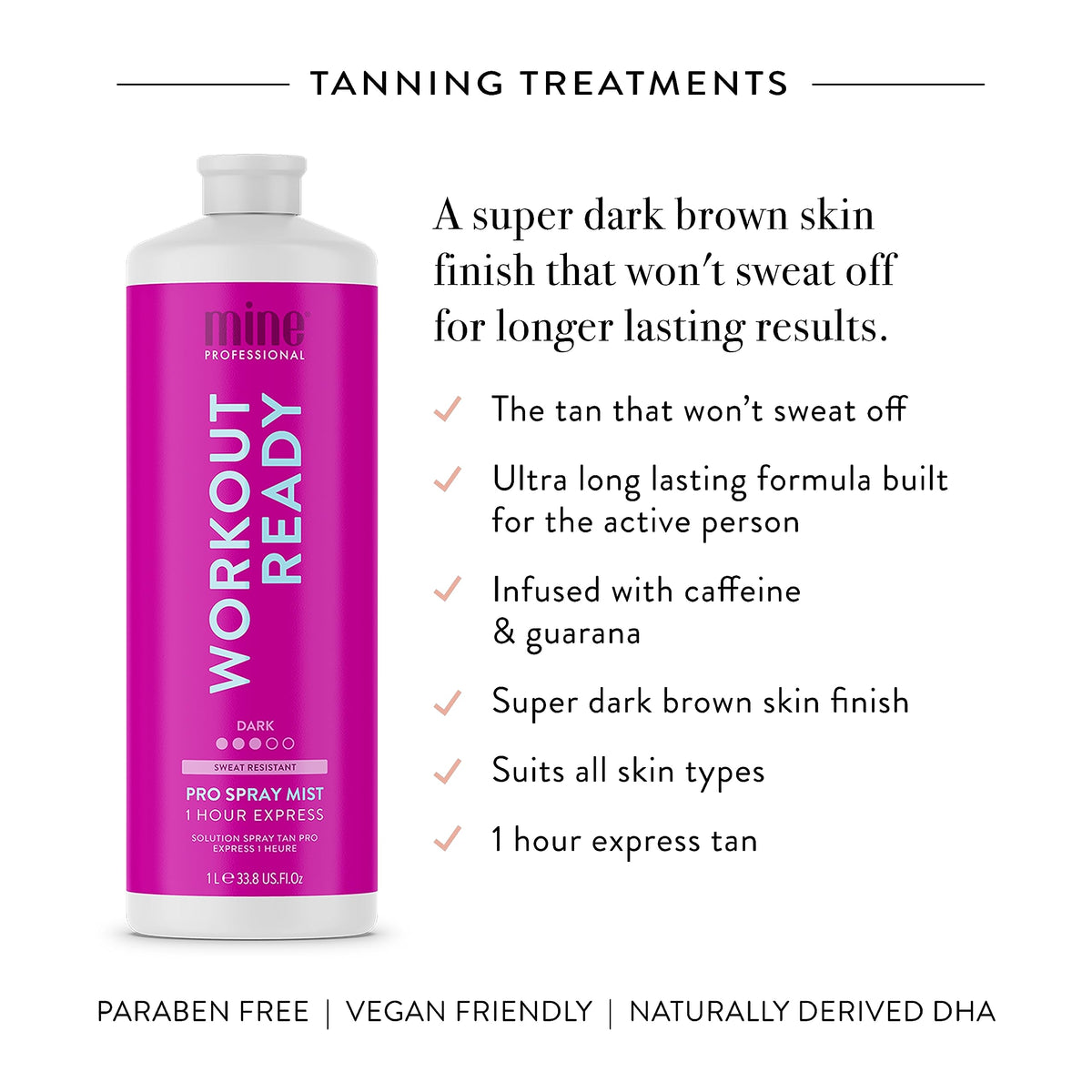 MINETAN BODY.SKIN spray nozzle releasing fine mist for even coverage