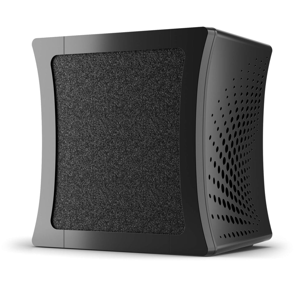 MINETAN BODY.SKIN front view showing compact unit and clear intake, improves workspace cleanliness