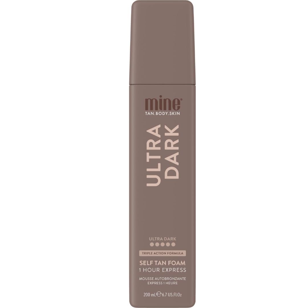 MINETAN BODY.SKIN front packaging showing product and benefits