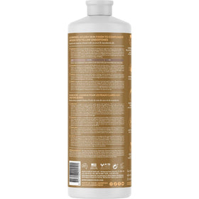 MineTan label and pump detail highlighting instructions and professional formulation benefits