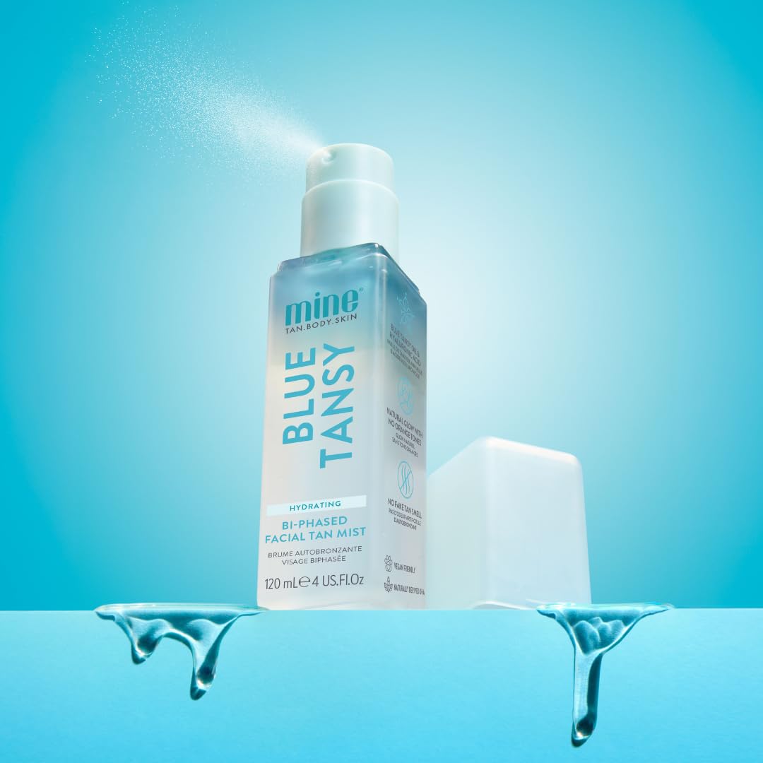 MINETAN even coverage on décolletage illustrating natural cool brown glow