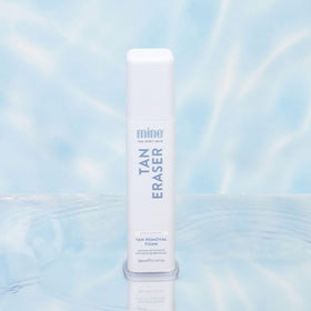 MINETAN BODY.SKIN product on bathroom counter in lifestyle scene for routine prep benefit