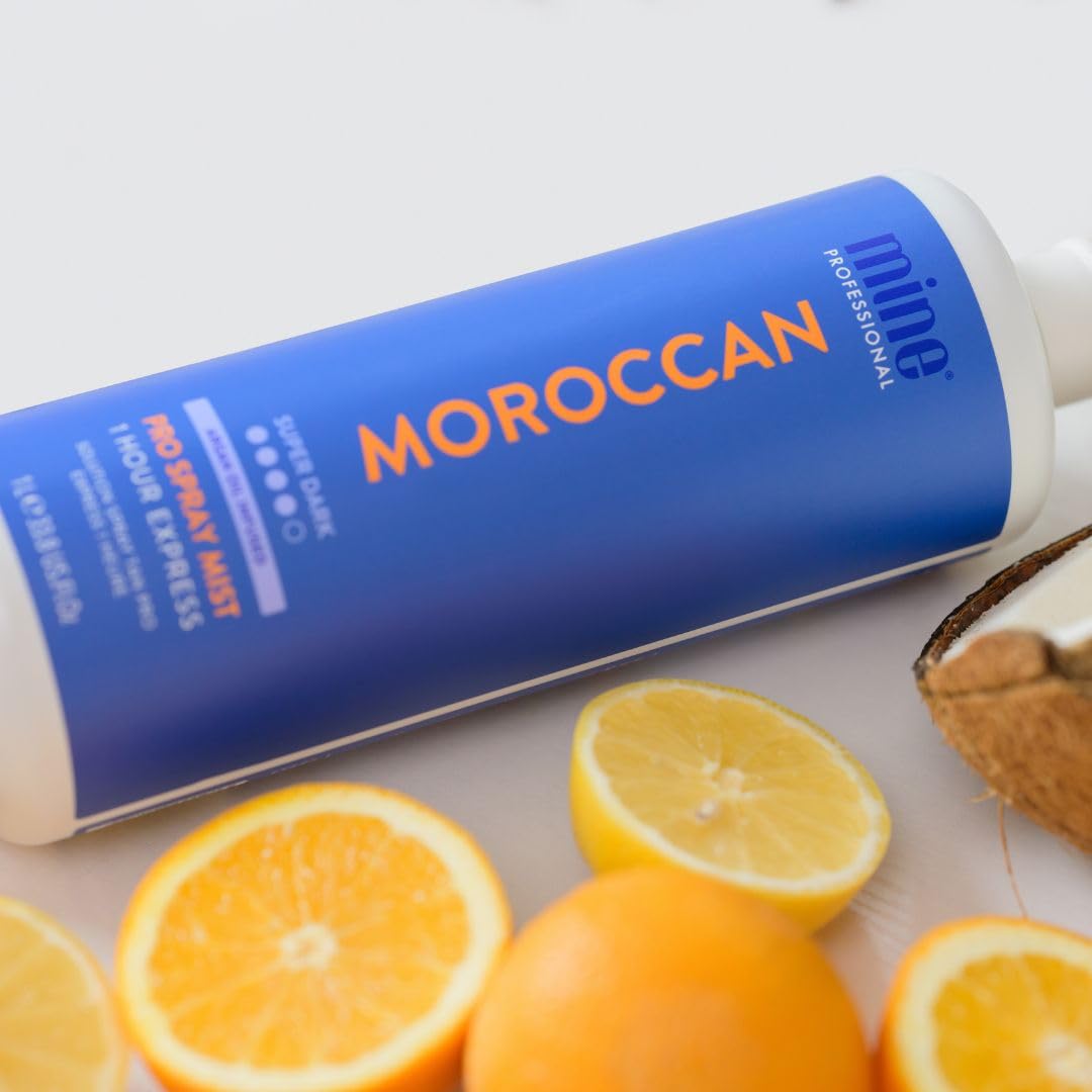MINETAN BODY.SKIN Moroccan finished bronzed skin lifestyle shot showing rich dark glow