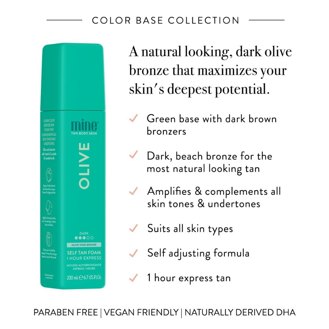 MINETAN BODY.SKIN foam texture close-up that hydrates and blends evenly