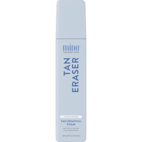 MINETAN BODY.SKIN front packaging showing product and quick tan removal benefit