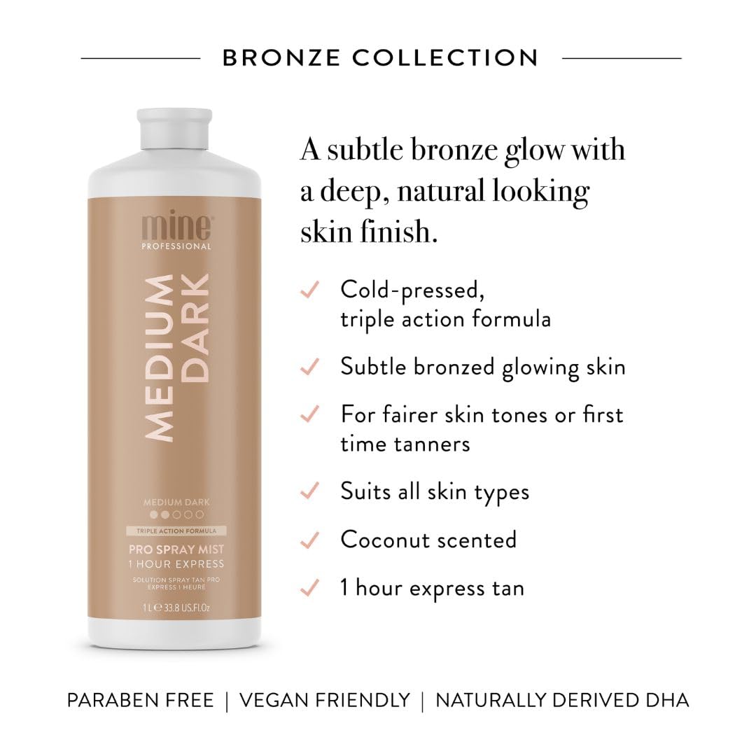 MINETAN BODY.SKIN mist droplets on skin showing lightweight hydrating texture