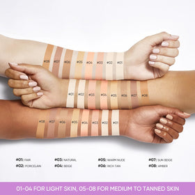 MINIMELI packaging label close-up highlighting SPF 30 protection benefit
