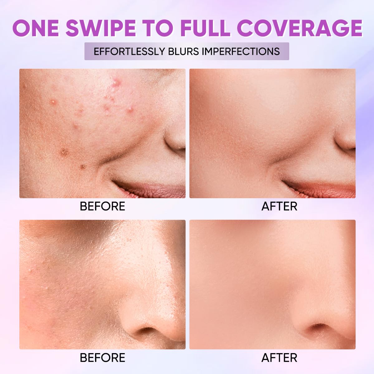 MINIMELI cream-to-liquid texture close-up showing smooth blendability