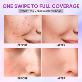 MINIMELI cream-to-liquid texture close-up showing smooth blendability