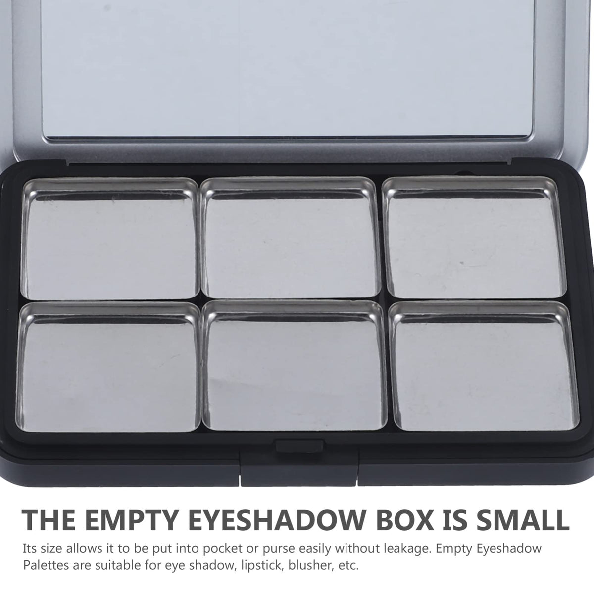 minkissy palette with eyeshadow pans installed for customizable looks