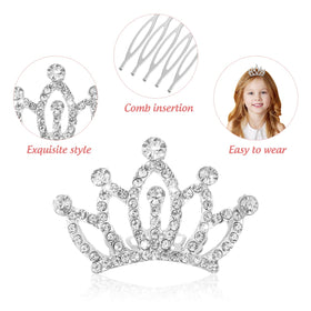 minkissy party lifestyle setting with child wearing combs for photos