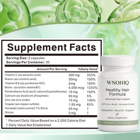 Minnah label nutritional facts close-up showing key ingredients and dosages