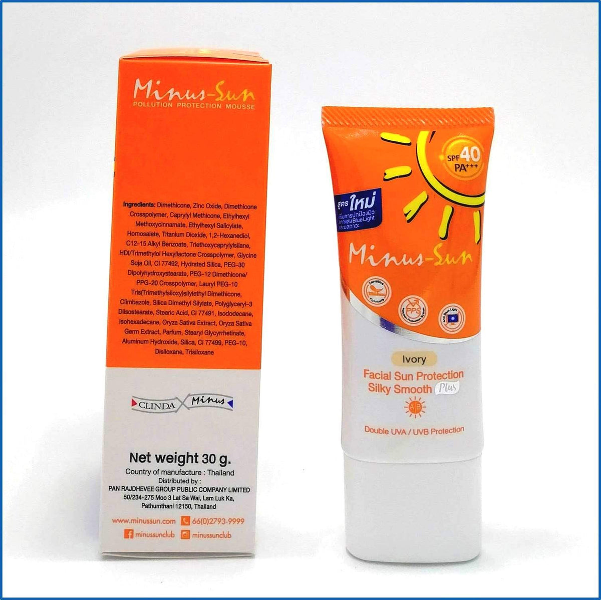 Minus (Sol) applied on hand to show coverage and quick absorption for daily use