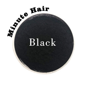 Minute Hair close-up of black fibers texture highlighting blendability and realism