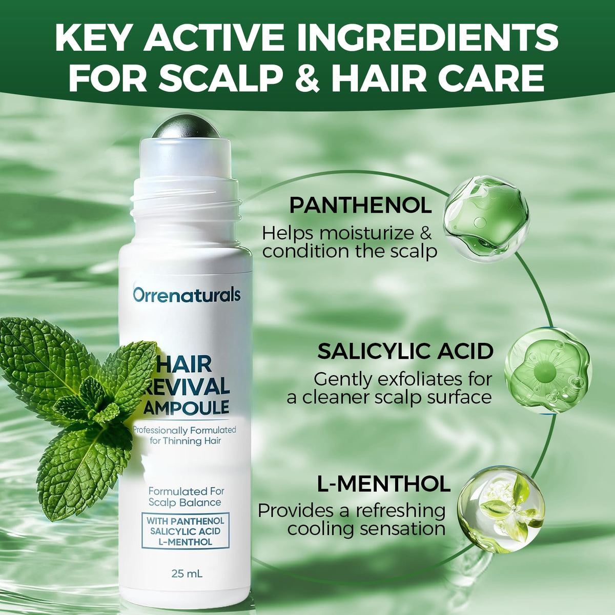 minyang Orrenaturals serum texture close-up showing lightweight absorption