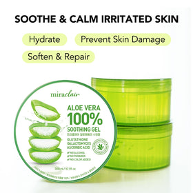 MIRACLAIR clear gel texture close-up illustrating lightweight hydration