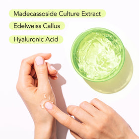 MIRACLAIR smoothing into scalp and hair delivering lightweight hydration