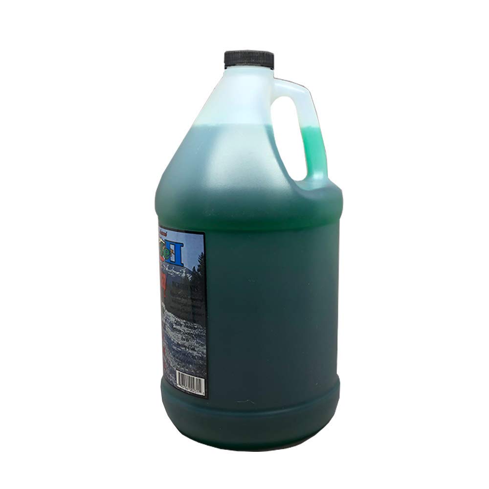 Miracle II gallon beside refillable dispensers, illustrates economical bulk refilling