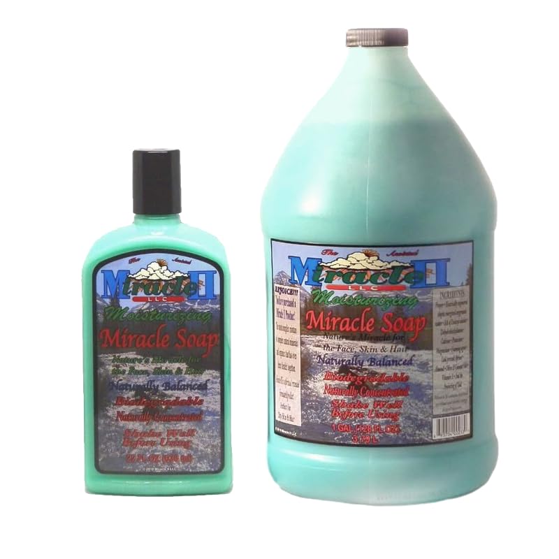 Miracle II in use at sink demonstrating effective cleansing and degreasing