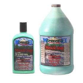 Miracle II in use at sink demonstrating effective cleansing and degreasing