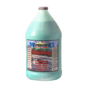 Miracle II soap texture closeup highlighting smooth moisturizing consistency