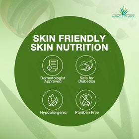 Miracle of Aloe before and after hands showing repaired skin