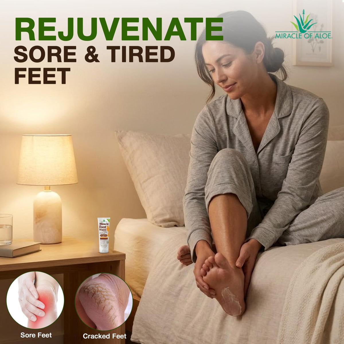 Miracle of Aloe cream texture on spoon showing smooth ultra aloe hydration