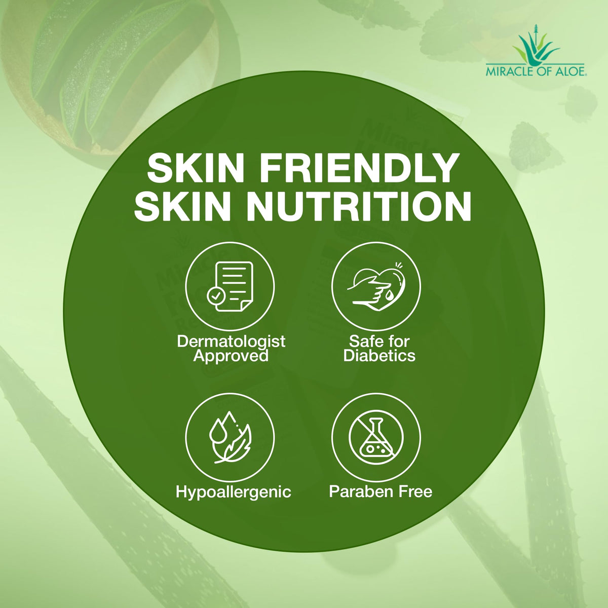 Miracle of Aloe tub on bathroom counter in lifestyle setting for daily routine