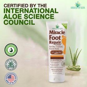 Miracle of Aloe open tub texture revealing smooth cream and deep hydration